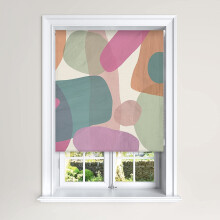 (120 cm Width x 140 cm Drop, Pastel) Lister Cartwright Blackout Roller Blinds Windows Child Safety Cut To Size Fitting Included Beautiful Design