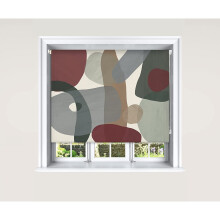 (180 cm Width x 140 cm Drop, Deep Shades) Lister Cartwright Blackout Roller Blinds Windows Child Safety Cut To Size Fitting Included Beautiful Design