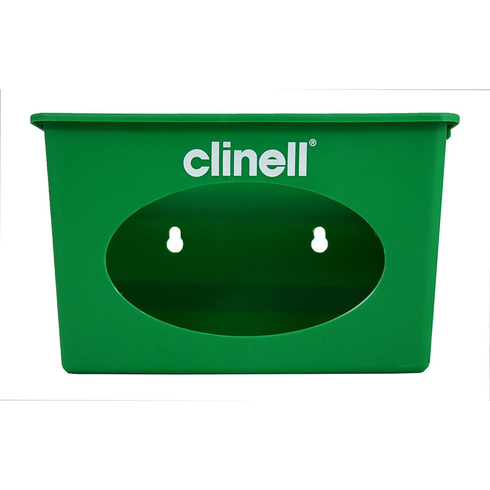 Clinell Wall Mounted Dispenser for Universal Pack - Green