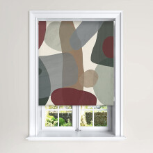 (120 cm Width x 140 cm Drop, Deep Shades) Lister Cartwright Blackout Roller Blinds Windows Child Safety Cut To Size Fitting Included Beautiful Design