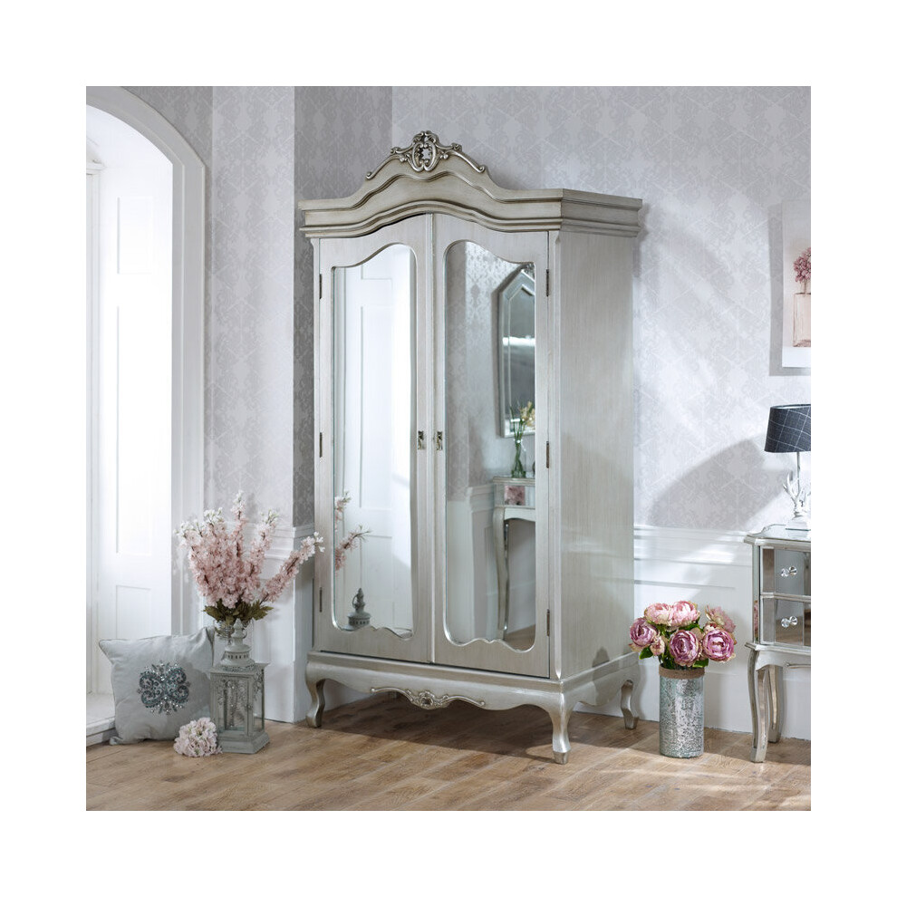 Mirrored Double Wardrobe - Tiffany Range