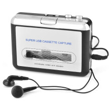 Portable Cassette Player/Cassette Tape to MP3/CD Audio Converter USB