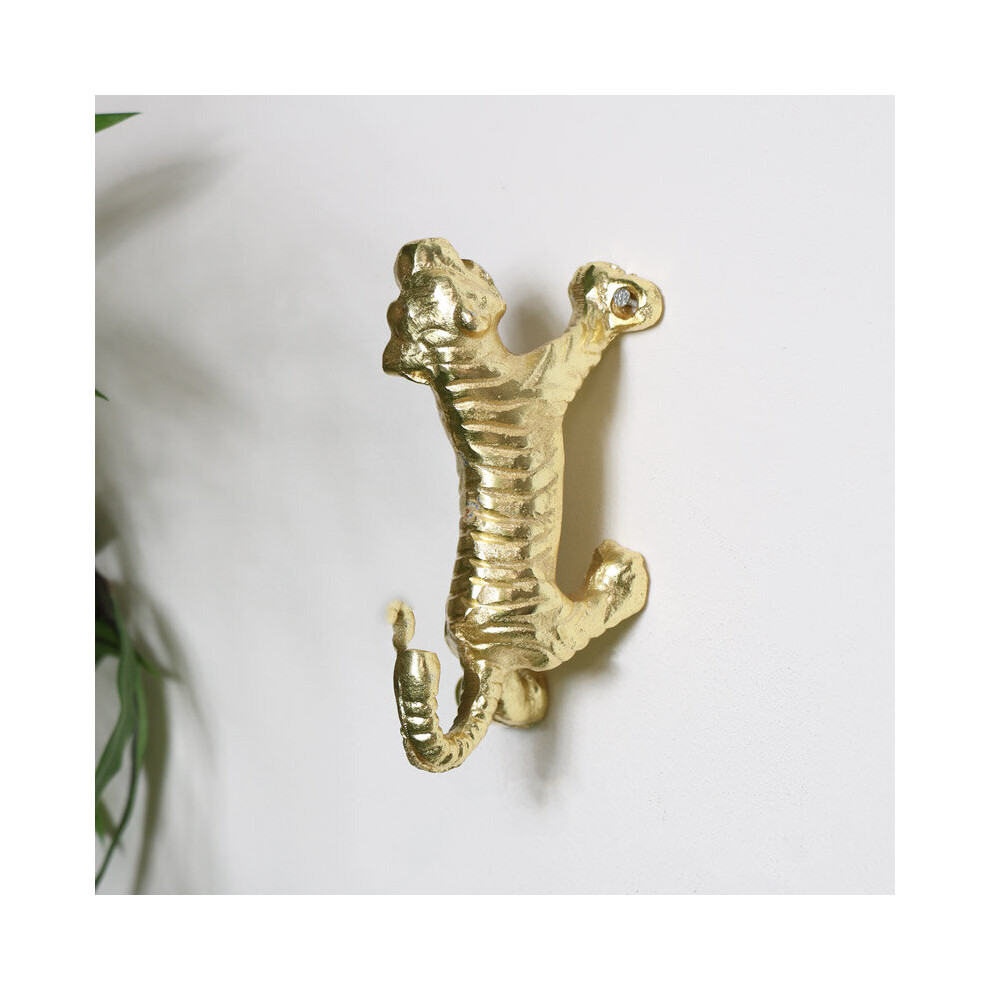 Melody Maison Gold Tiger Wall Hook