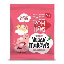 Free From Fellows Vegan Strawberry Mallows 105g (Pack of 10)