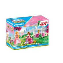 Playmobil Starter Pack Giardino della Principessa - Set di Avventure per Bambini con Personaggi e Accessori Colorati