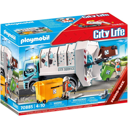 PLAYMOBIL PLAYMOBIL Πόλη Ανακύκλωσης Φορτηγό 2022