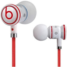 Beats by Dr Dre iBeats 2.0 In-Ear Earphone - White with Built-in Mic & ControlTalk, Metal Housing