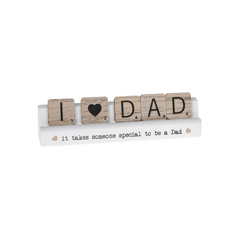 Scrabble Table Plaque Dad