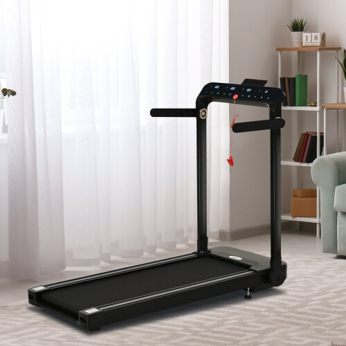 Homcom HOMCOM 600W Foldable Electric Treadmill With LCD screen 1