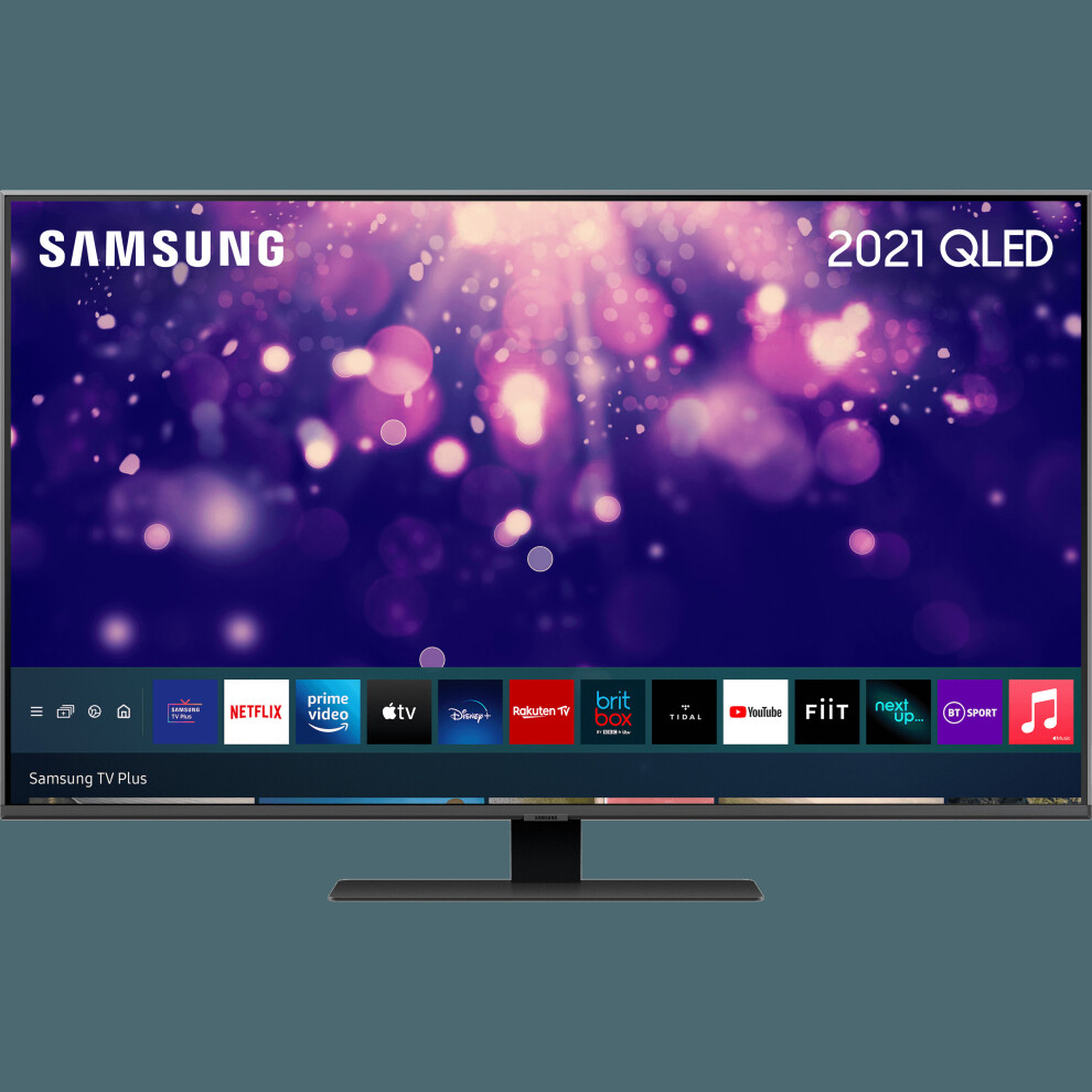 Samsung QLED QE50Q80AA 50" Smart 4K Ultra HD TV With 100% Colour Volume, With Quantum Processor 4K and Apple TV App