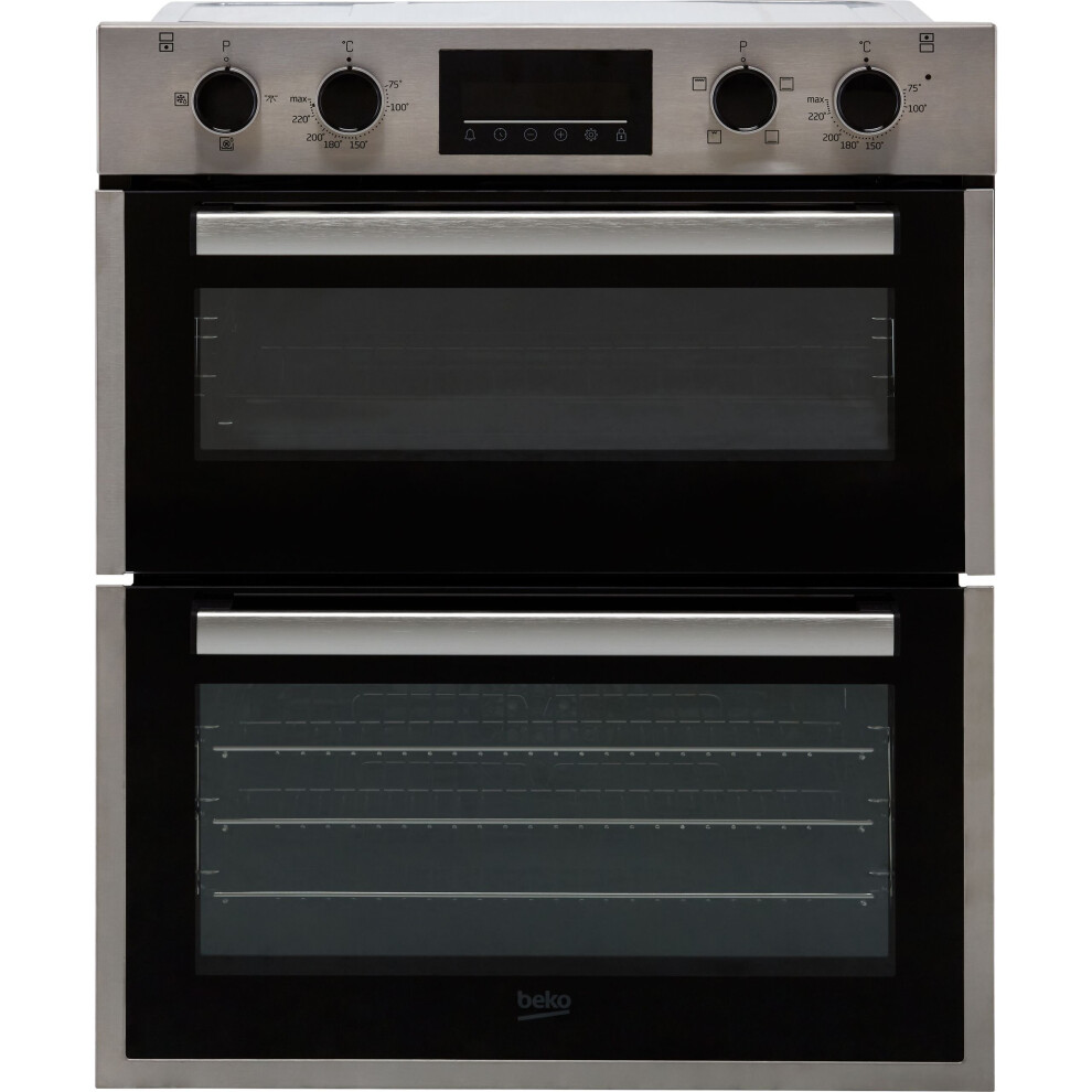 Beko BBTF26300X Built Under Electric Double Oven - Stainless Steel