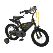 Batman Kids 14" Wheel Batman Bike With Stabilisers | Black
