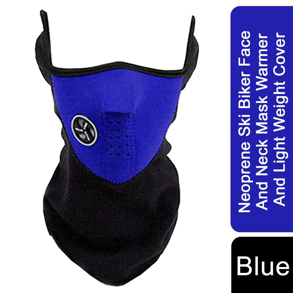 Trixes Blue Face Mask & Neck Warmer | Cold Weather Clothing 5056184023378