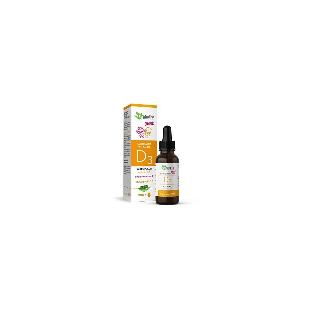 Ekamedica Witamina Junior D3 Krople 30 Ml