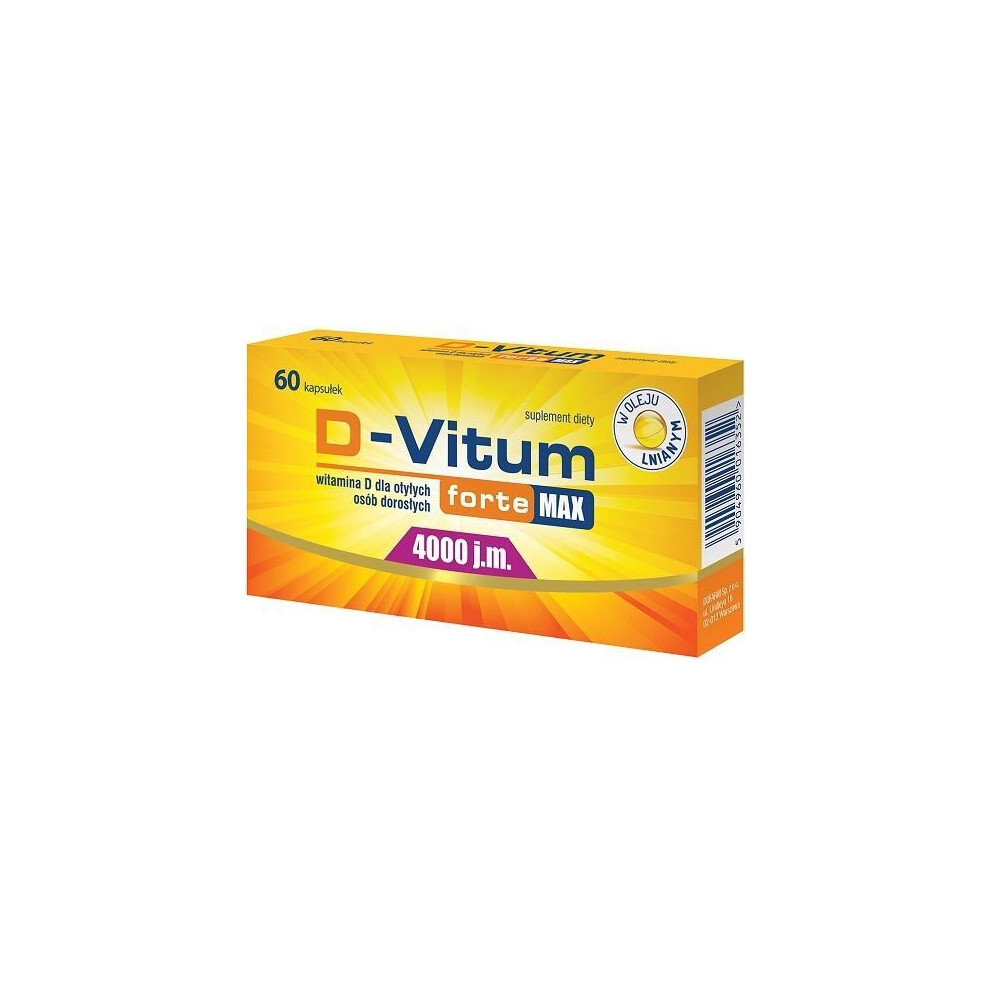 Oleofarm D-Vitum Forte Max 4000 J.m., 60 KapsuåEk