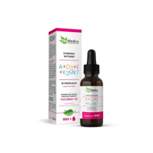 EkaMedica Synergia witamin A + D3 + E + K2MK7, krople, 30 ml