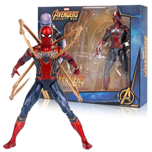 (Spider-Man) Marvel's Avengers Series Hulk Spiderman Hawkeye Model Bracket Toy Gift