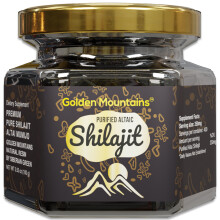 Pure Authentic Siberian Altai "Golden Mountains" Shilajit Resin 100g