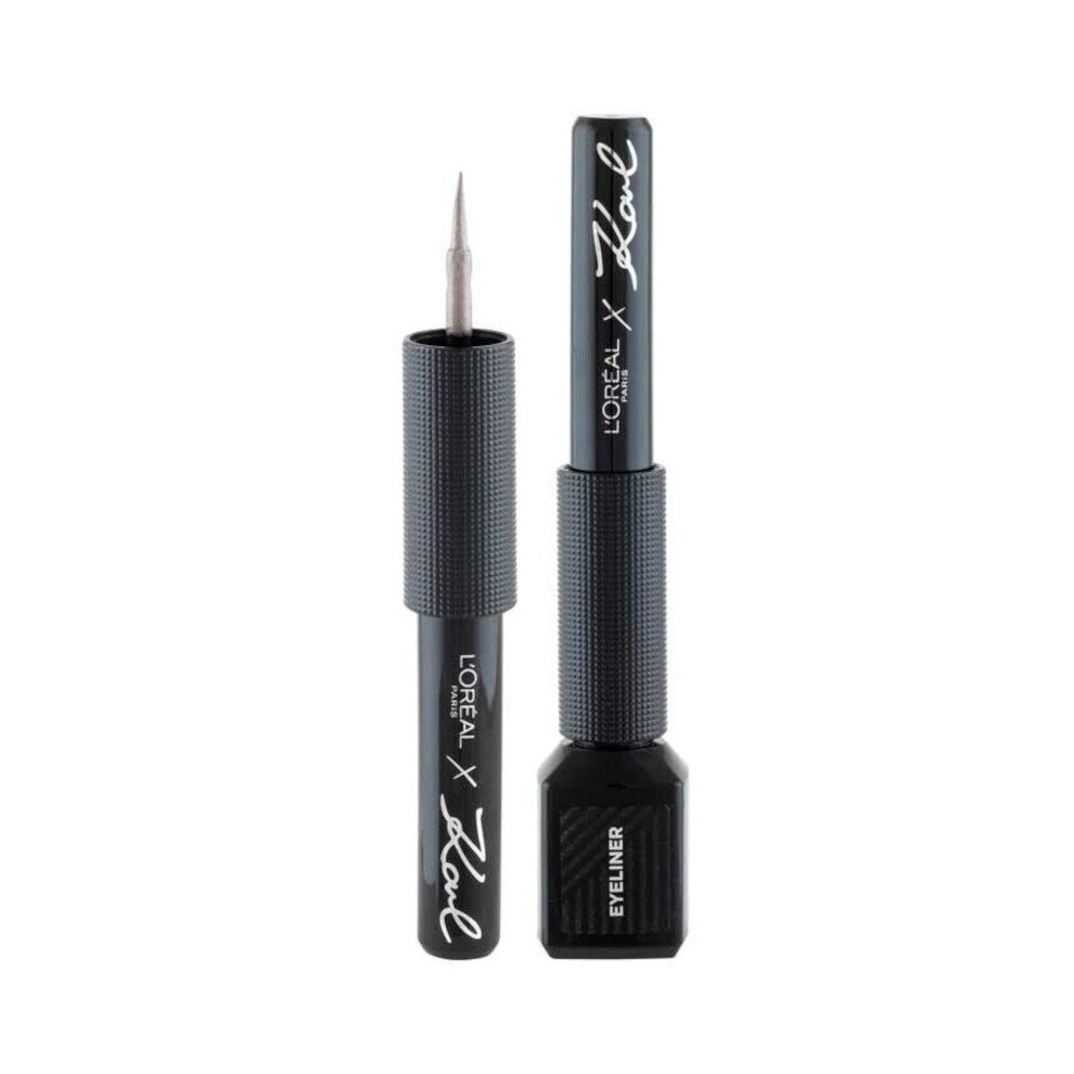 L'Oréal X Karl Lagerfeld Liquid Eyeliner - 12 Chic Rose Silver