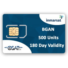 Inmarsat BGAN Prepaid Airtime - 500 Units / 180 Days Validity