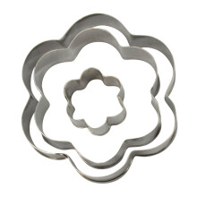 Flower Fondant Cutter Set - 3 Sizes - 50 Packs (150 Pcs)