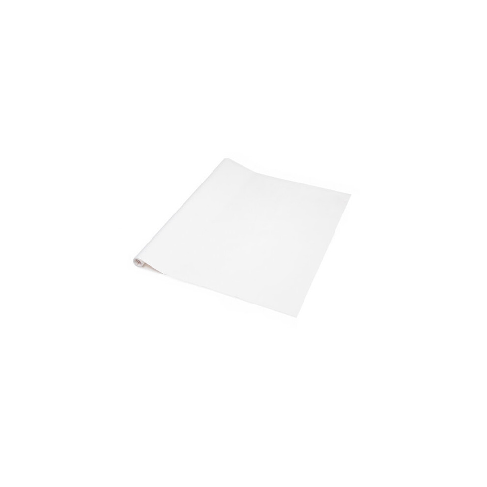 (90Cm, 10M) Matt White Sticky Back Plastic Vinyl Wrap Film 5060578101818