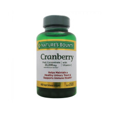 Nature's Bounty Cranberry 25,200 mg with Vitamin C Softgels 60's