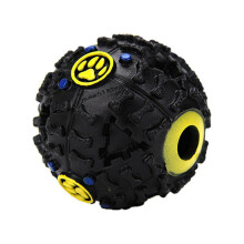 (Medium9.5cm) Pet Dog Giggle Ball Tough Treat Sound Activity Training Squeaky Chew Toy NEW
