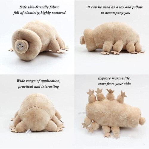 25cm Water Bear Plush Tardigrade Animal Doll Lifelike Sea Creature Stuffed Animals Toy Kawaii Kids Toys on OnBuy