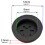 SPARES2GO Burst Disc Seal for TRITON Shower Electric PRD Seals Discs Black x 6 2