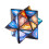 2 in 1 Infinity Star Cube - Smooth Rotating ABS Puzzle Toy, Starry Sky 3D Decompression Puzzle for Kids & Adults 8