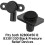 SPARES2GO Burst Disc Seal for TRITON Shower Electric PRD Seals Discs Black x 6 4