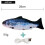 (Salmon) Electric Fish Wagging Moving Interactive Pet Toy 1
