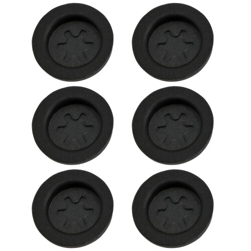 SPARES2GO Burst Disc Seal for TRITON Shower Electric PRD Seals Discs Black x 6