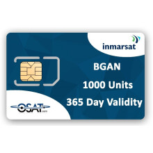 Inmarsat BGAN Prepaid Airtime - 1,000 Units / 365 Days Validity