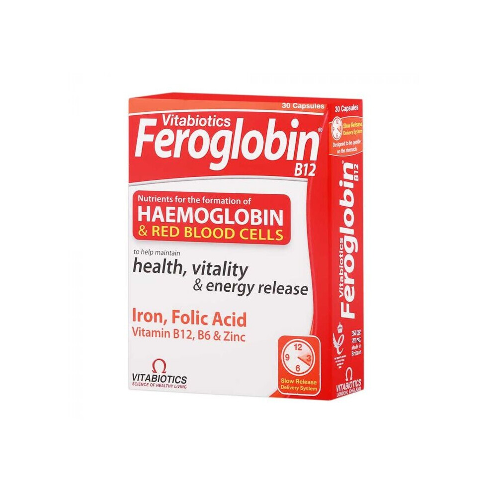 Vitabiotics Feroglobin B12 Capsules 30's