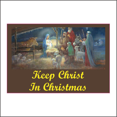 (600 x 450mm - 24 x 18, D - 1mm Pvc Foamex) XM280 Keep Christ In ...