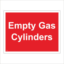 (400 x 300mm - 16 x 12, E - 3mm Standard Foamex Foamboard) HA223 Empty Gas Cylinders Sign Containers Storage Hazardous Explosive 600mm x 450mm B - Magnetic - Vehicle Grade