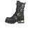 New Rock New Rock Metallic Plattform-Stiefel Unisex Schwarz - 36 EU 3