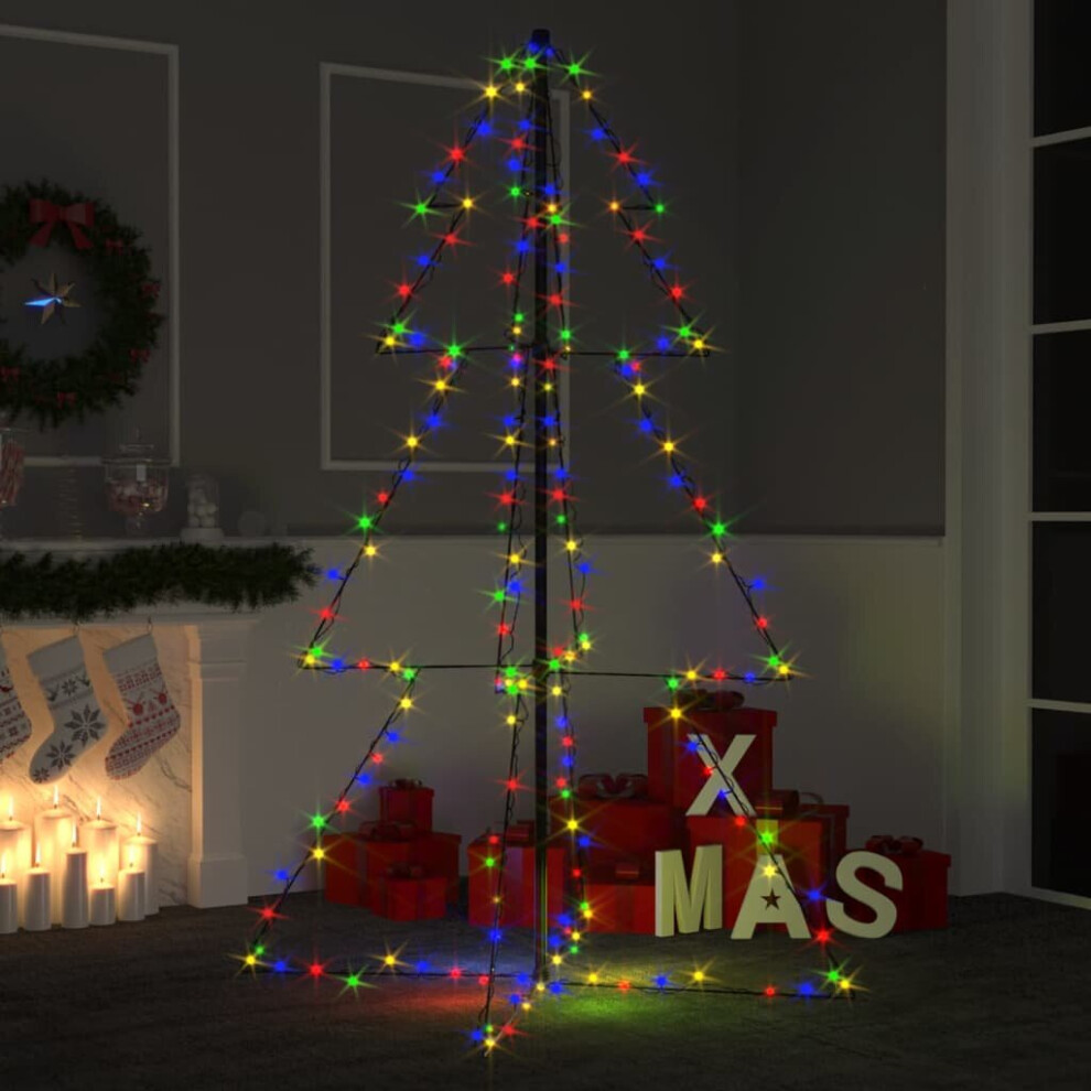 vidaXL Christmas Cone Tree 240 LEDs Indoor and Outdoor Christmas Light Display