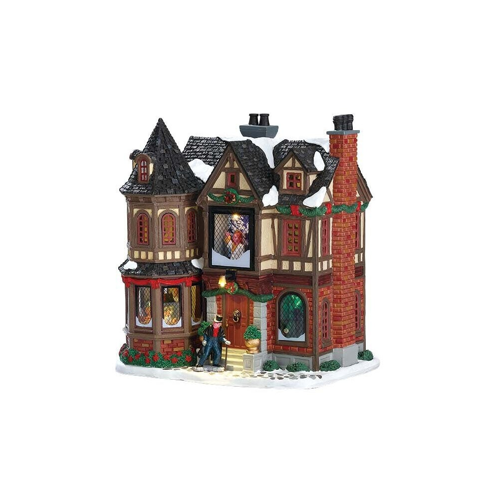 Lemax Caddington Village Scrooge's Manor, With 4.5V Adaptor