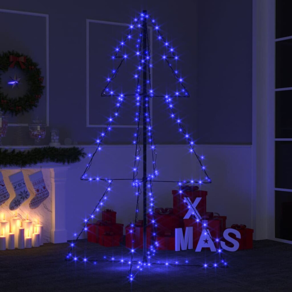 vidaXL Christmas Cone Tree 240 LEDs Indoor and Outdoor Christmas Light Display