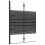 VidaXL vidaXL Folding Shower Enclosure ESG Black Shower Screen Cubicle Bath Cabin 2