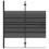 VidaXL vidaXL Folding Shower Enclosure ESG Black Shower Screen Cubicle Bath Cabin 3