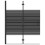 VidaXL vidaXL Folding Shower Enclosure ESG Black Shower Screen Cubicle Bath Cabin 3