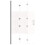VidaXL vidaXL Folding Shower Enclosure ESG White Shower Screen Cubicle Bath Cabin 4
