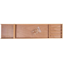 Shuffleboard 122 Cm Wood Natural 21-Piece