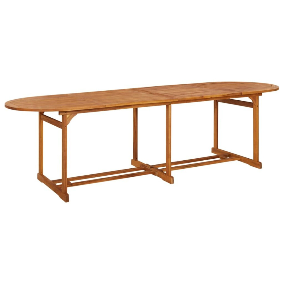 Vidaxl Solid Acacia Wood Garden Dining Table Outdoor Patio Wooden Dinner Table