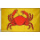 Crab Seafood 5'x3' Flag 1