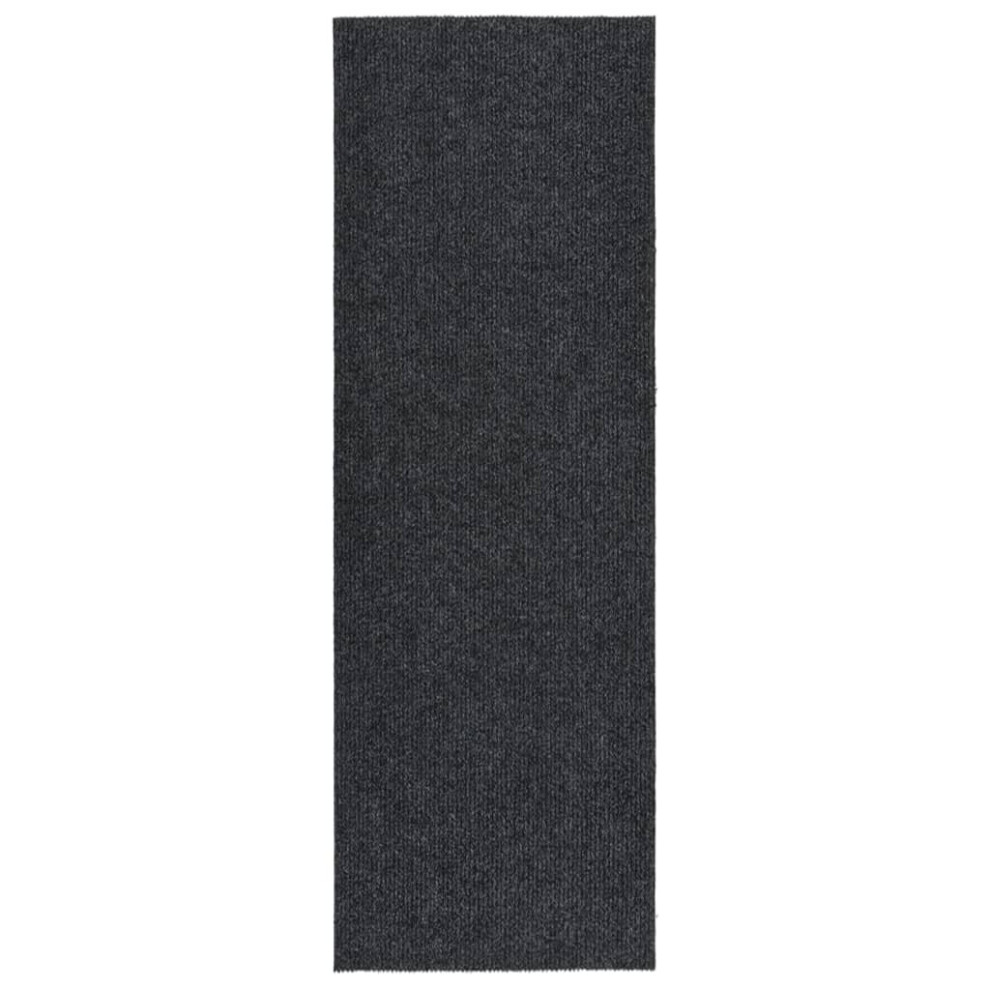 vidaXL Dirt Trapper Carpet Runner Anthracite Kitchen Floor Carpet Mat Area Rug